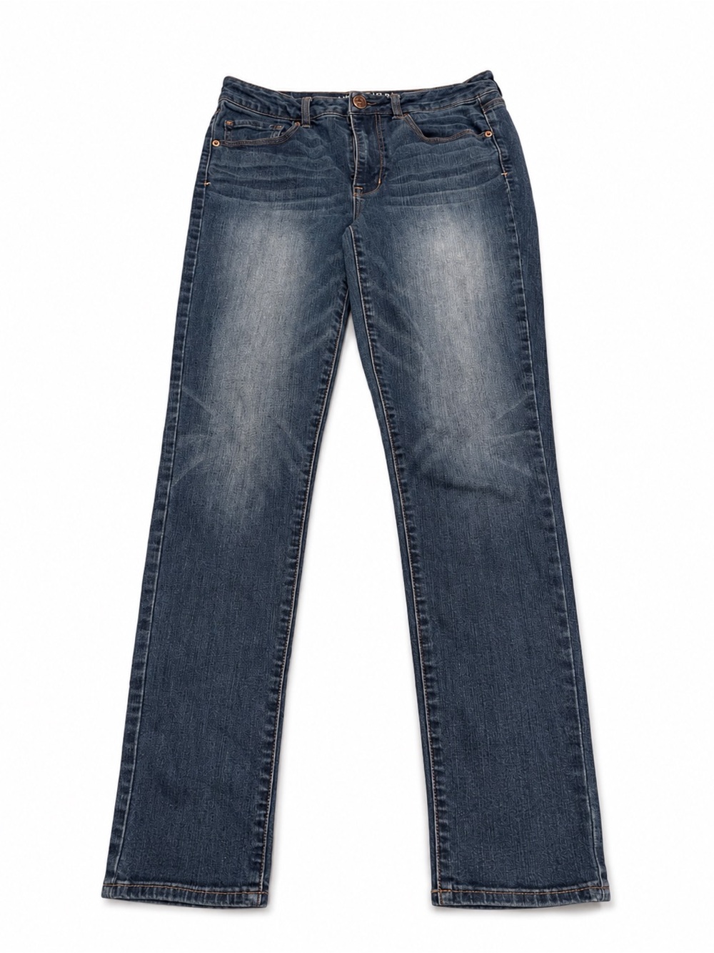 American Eagle size 10 L Classic Women's Denim Jeans - Washed Blue